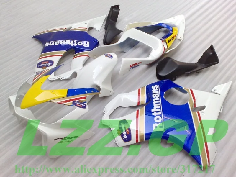

Injection fairing kits for Honda CBR600 F4i 01 02 03 CBR600 01 02 03 CBR600 F4i 2001 2002 2003 fairings Blue yellow white #SRR51