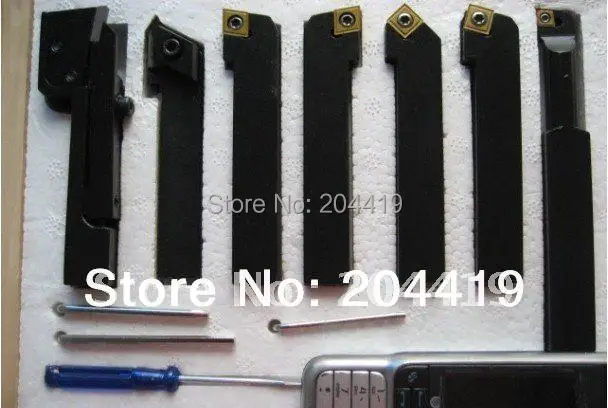 7 шт. станок набор инструментов/12*12 мм мини токарный режущие инструменты/Токарные