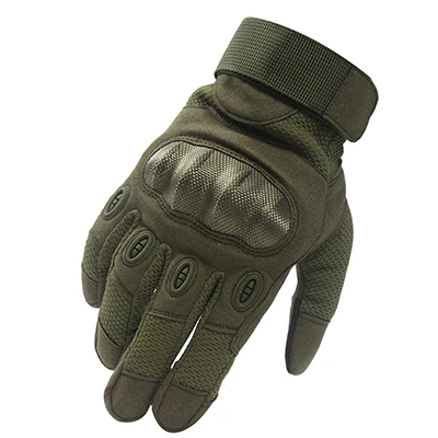 Army Green Тактические перчатки с сенсорным экраном, военные перчатки с полным пальцем, мужские армейские перчатки для походов на открытом воздухе, военные противоскользящие перчатки для страйкбола, кемпинга - Цвет: Army Green