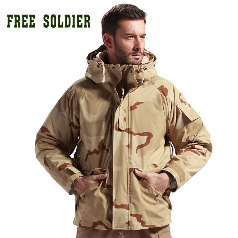 FREE SOLDIER Наружная флисовая ткань утолщенный вкладыш и защита от ветра утепление