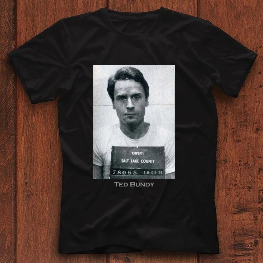 Футболка Ted Bundy Mugshot серийный убийца|Мужские футболки| |