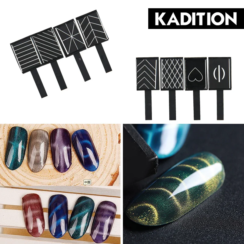 KADITON УФ Сильный магнитный эффект магнитная палочка для 3d кошачий глаз Гель лак