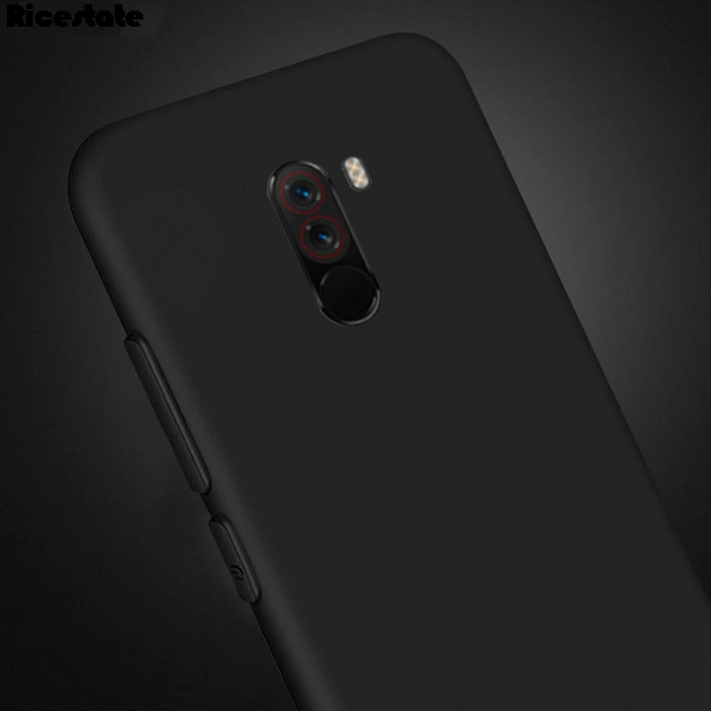For Xiaomi Pocophone F1 case Matte frosted scrub thin TPU soft back cover for poco phone | Мобильные телефоны и