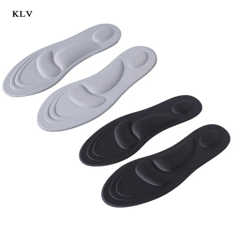 KLV 4D массажные спортивные прокладки из губки стельки на высоком каблуке для обуви