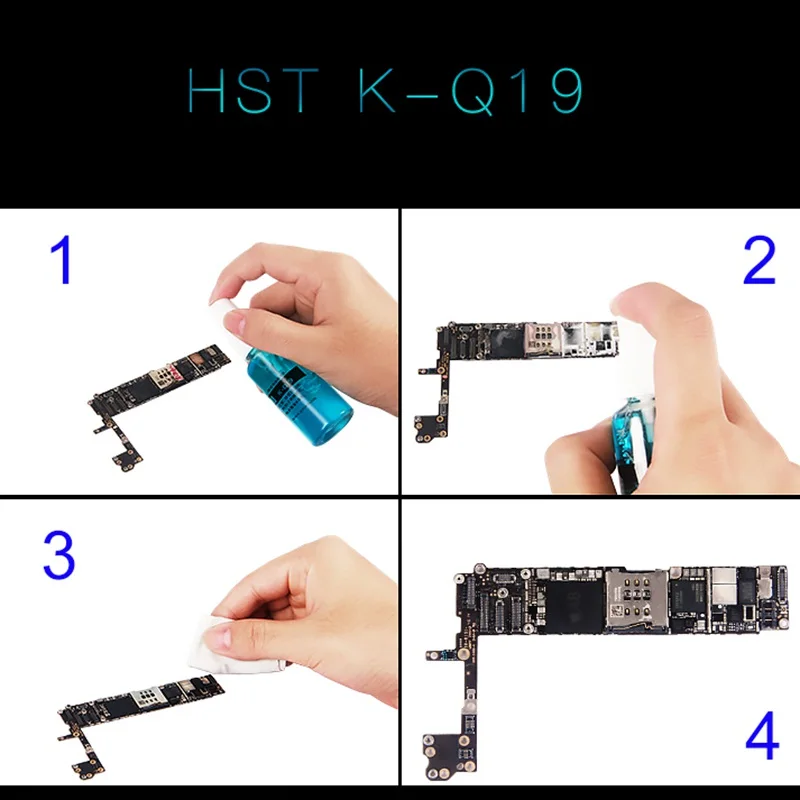 Kaisi K-Q19 Main Board Detergent Mobile Phone PCB Motherboard Cleaner Precision Circuit Clean No Corrosion Repair Tool | Инструменты