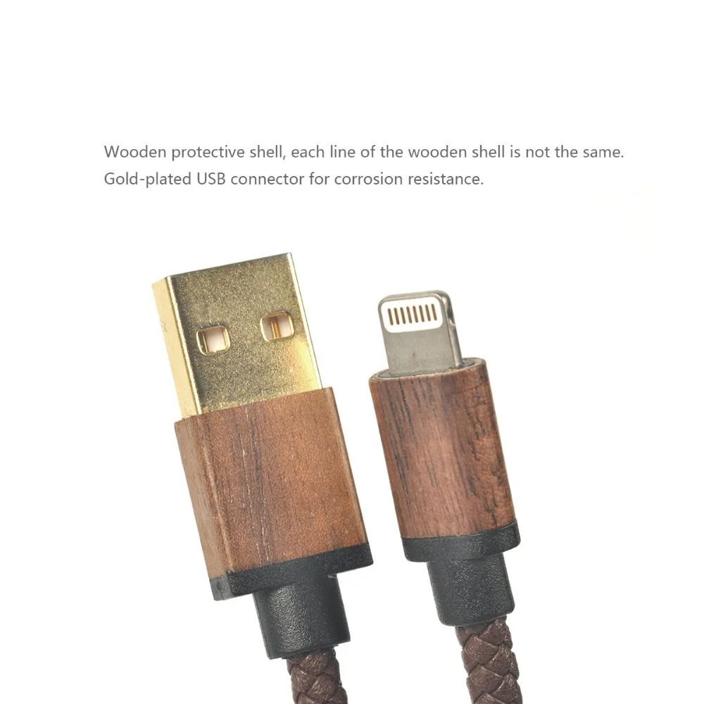 CACOY MFI сертифицированная 60 см Кожаный Кабель с разъемом Lightning к порту USB кабель для зарядки для iPhone Xs/X/8/8 Plus/7/7 Plus