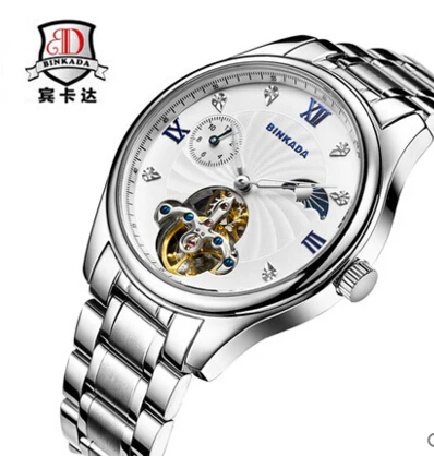 Мужские механические наручные часы BinkadaTurbilon модные мужские 5 А 8002|watch f|watch fashionwatch