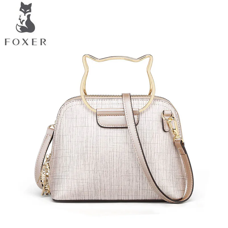 FOXER Роскошные модные мешочек женский 2018 новые тенденции дикий сумка кожаный