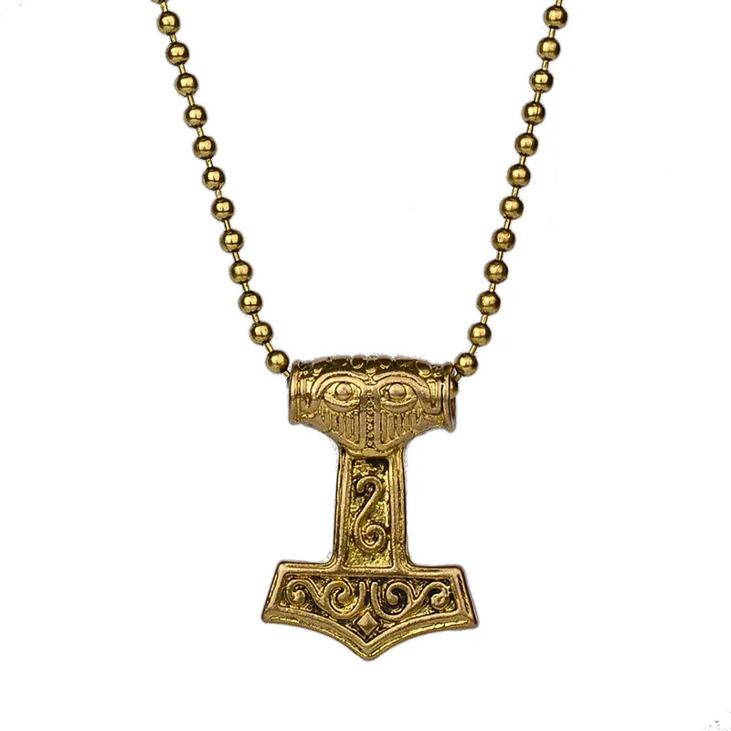 JEPHNE Jewelry Thors Hammer Мужская нордическая подвеска с символикой викингов миф ожерелье