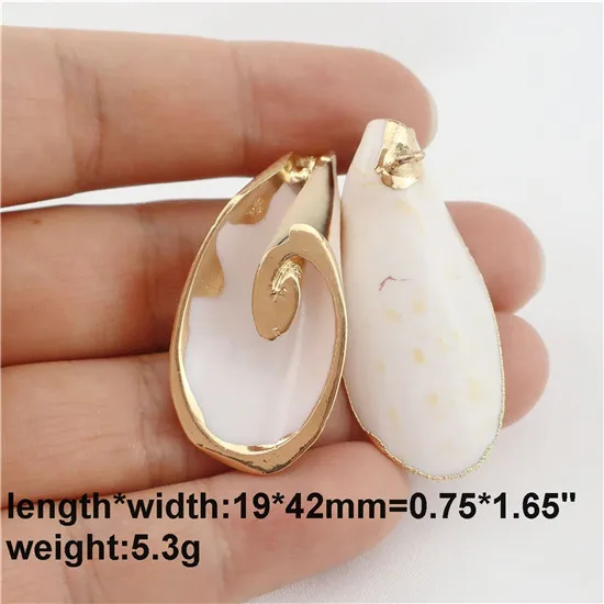 22832 natural shell 2X подвеска в виде раковины из натуральной раковины, подвеска в виде раковины, подвеска в виде раковины, естественная, наугад для самостоятельного изготовления ювелирных изделий, серьги, ожерелья, аксессуары для изготовления - Окраска металла: 22832 natural shell