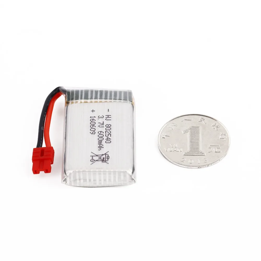 Аккумулятор для SYMA X5HW 3 7 V 600 mAh аккумулятор с защитной панелью RC quadcopter|Детали и