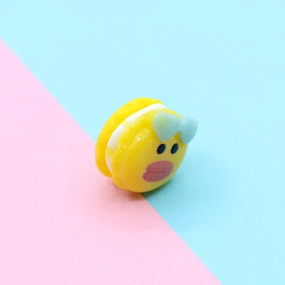 8PCS duck 8 шт мультфильм Макарон бургер слизи DIY аксессуары Пластилин поставки слаймов наполнитель для прозрачного пушистого слизи Подарочная игрушка для детей - Цвет: 8PCS duck