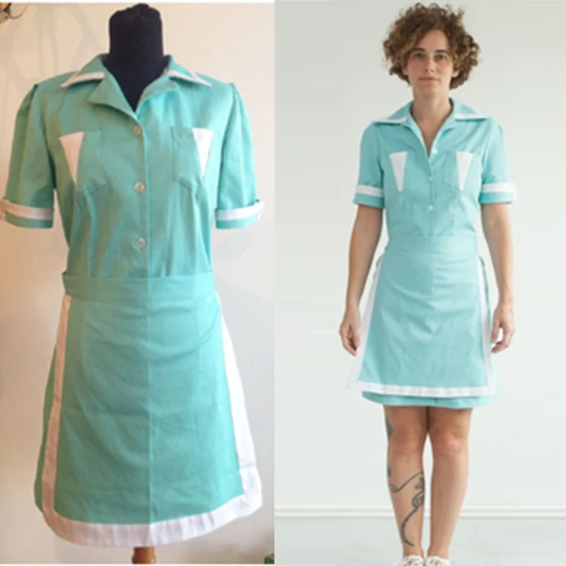 

Movie Twin Peaks cosplay costume Adult Maid dress custom made