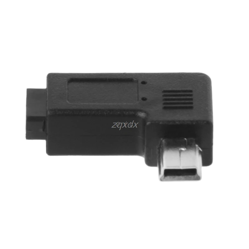 USB Micro 5Pin Female to Mini Male 90 Degree Angle Left / Right Adapter Converter Drop ship | Компьютеры и офис
