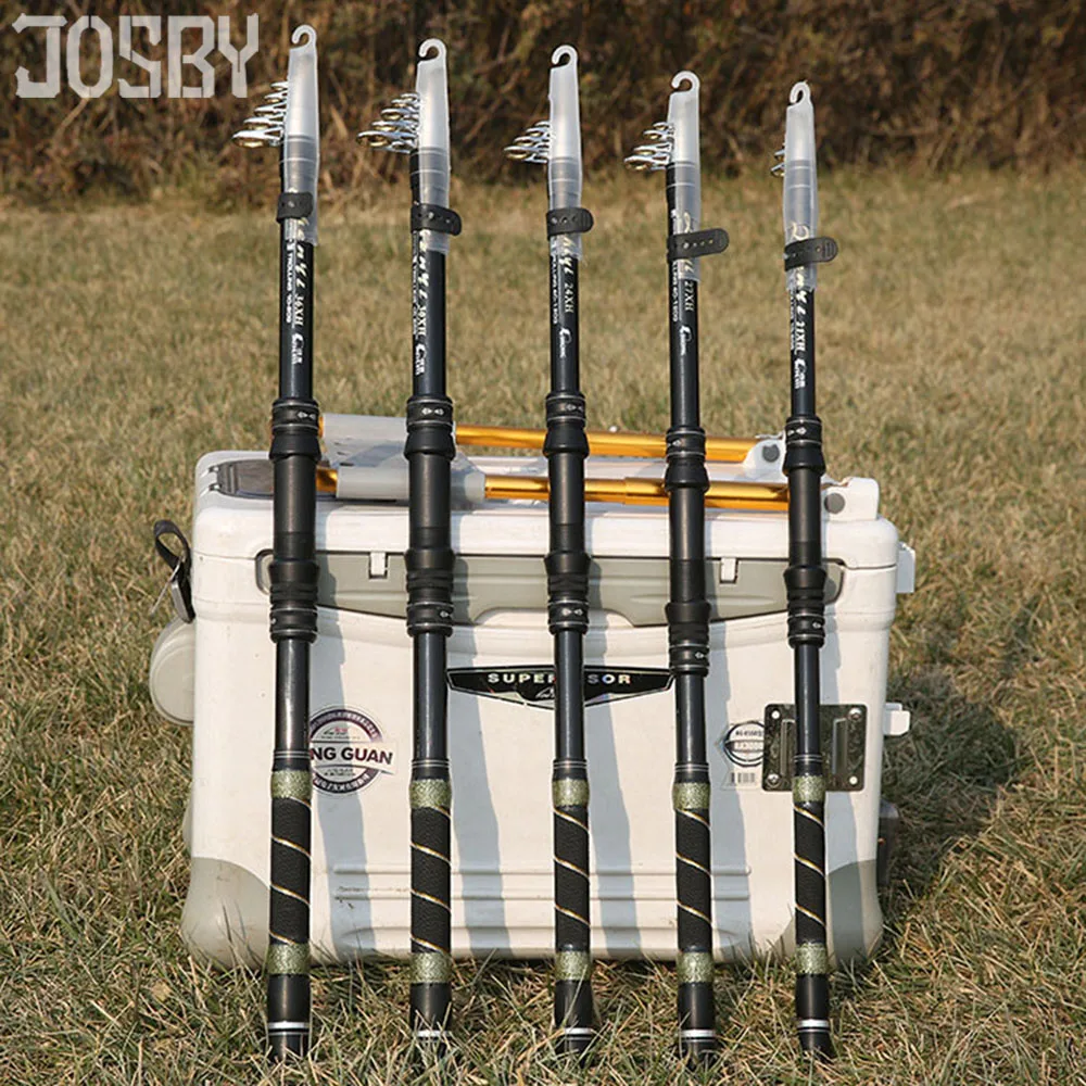 JOSBY из стеклопластика телескопическая удочка 2,1-3,6 м короткие морские телескопические удочки спиннинговая удочка