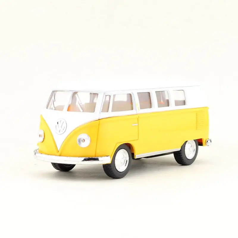 /KiNSMART игрушка/литая под давлением модель/1:32 Масштаб/1962 Volkswagen Классический автобус/автомобиль/Коллекция/подарок для детей - Цвет: Цвет: желтый