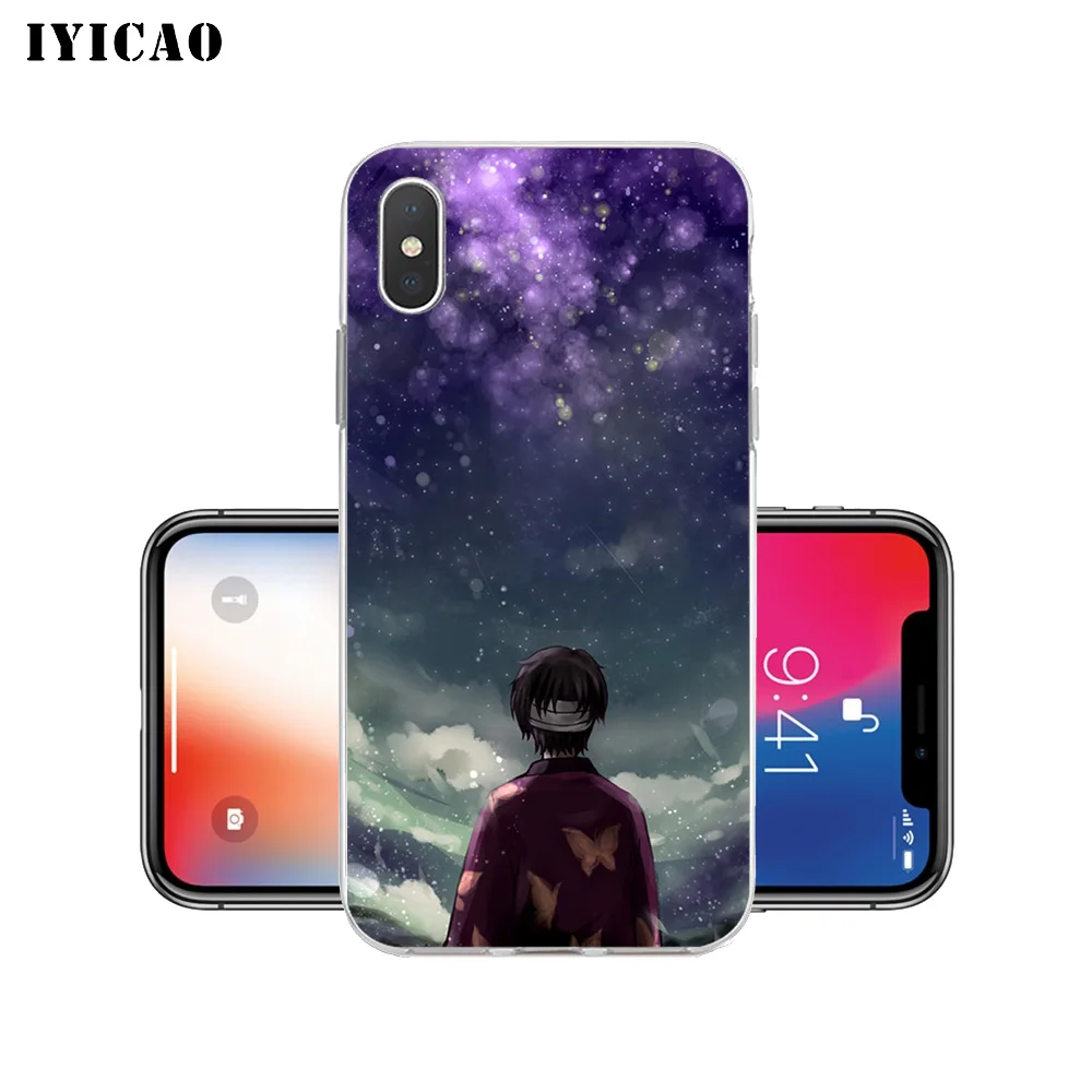 Мягкий силиконовый чехол IYICAO для iPhone X XR XS MAX 6 6s 7 8 Plus 5 SE ТПУ|Чехлы-накладки| |
