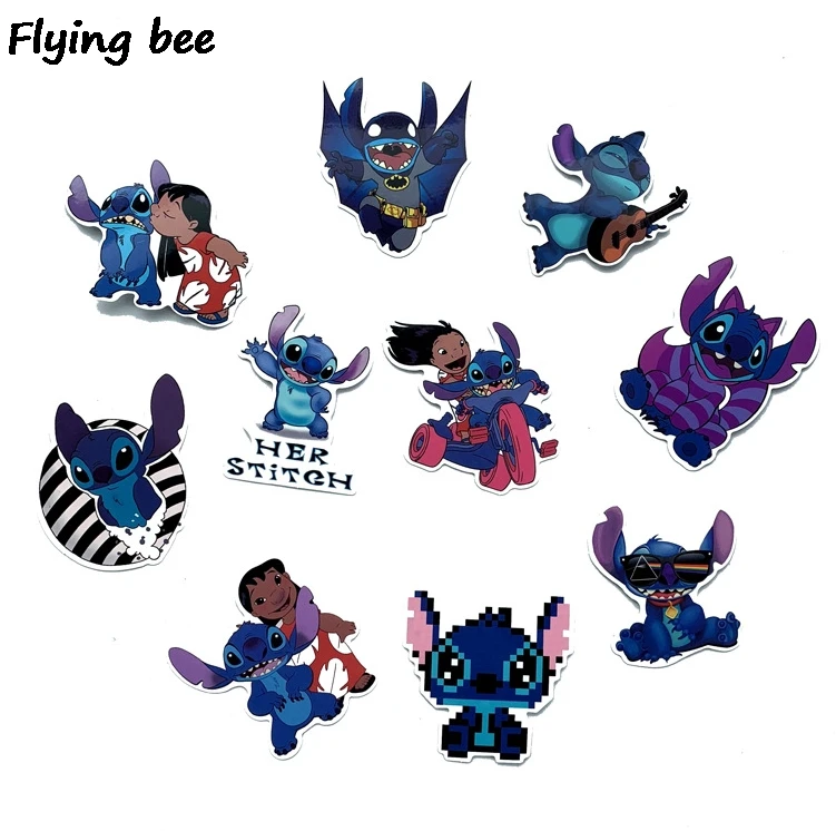 Flyingbee 52 шт. стежка граффити наклейки для детей DIY багаж ноутбук скейтборд Автомобиль Велосипед Водонепроницаемый Стикер X0212