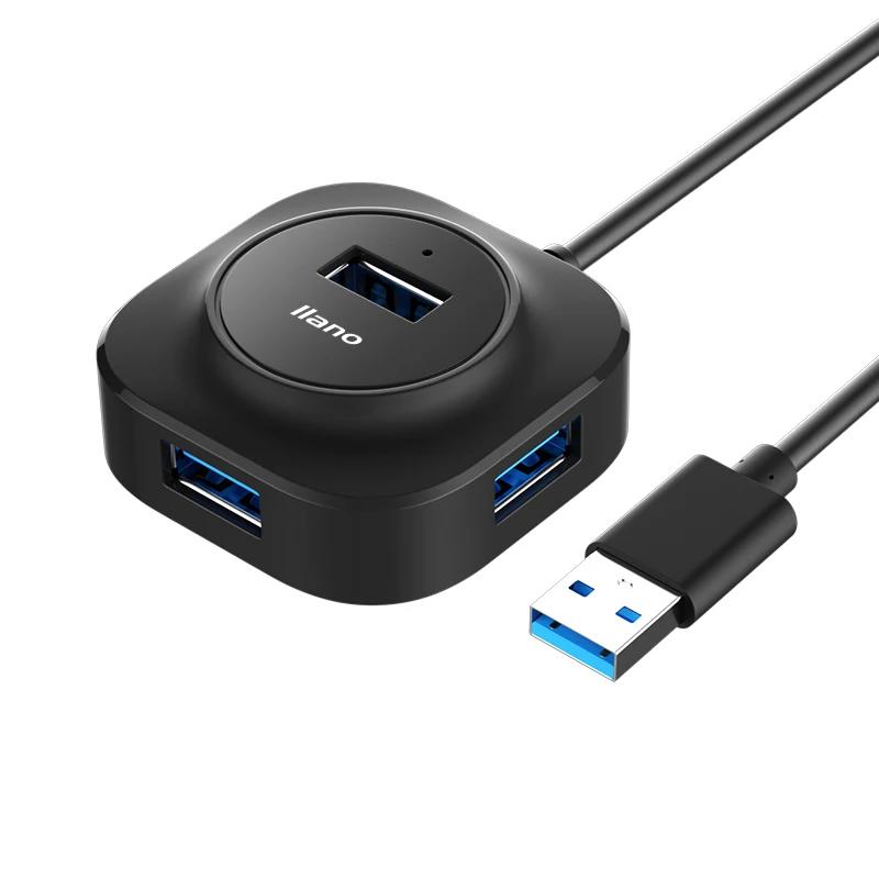 Llano USB концентратор 3 0 4 порта Micro сплиттер с мощностью высокоскоростной адаптер 5