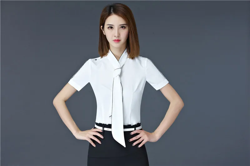 Новинка красные тонкие шифоновые блузки и рубашки Женская Офисная Рабочая