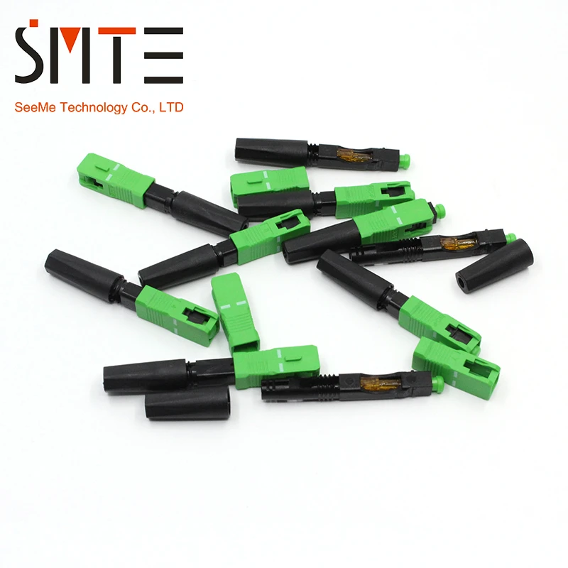 100 шт./лот SC/APC SM multimode 55 мм Высококачественный быстрый соединитель SC APCNPFG 8802 TLC/3 XF 5000