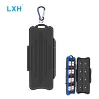 lxh 32in1 waterproofshockproof memory card storage casewith 16 game cartridge16tfmicro sd holders for nintendo game card box
