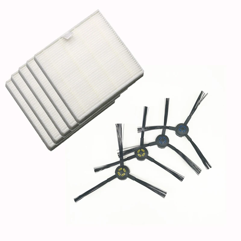 14 шт./лот hepa фильтр+ siderbrush для ilife V8 V8s X750 X800 X785 V80 пылесос с hepa фильтры для замены части фильтра