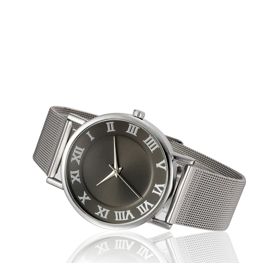 Наручные браслеты 2018 модные наручные часы из нержавеющей стали женские