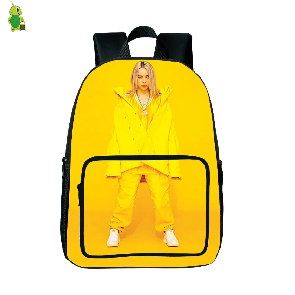 Billie Eilish рюкзак с принтом рок-звезды, школьный рюкзак для подростков, женщин, мужчин, повседневный рюкзак, модная дорожная сумка, водонепроницаемая сумка, подарок для вентилятора - Цвет: 27