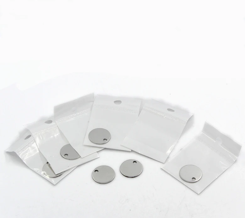 10 шт./компл. круглые подвески из нержавеющей стали 20 мм|stamping blanks|tag pendantpendant silver |