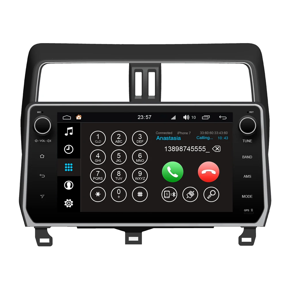 RoverOne Android 8 0 Восьмиядерный автомобильный радиоприемник GPS для Toyota Prado 150 2018