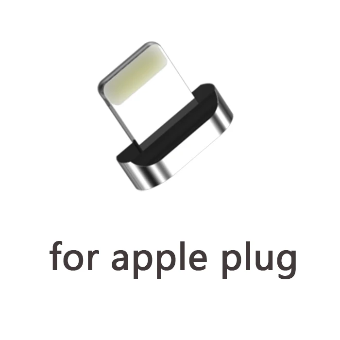 WSKEN X1 Магнитный кабель usb type C кабель для iPhone зарядное устройство 3A Магнитный зарядный Micro USB кабель и USB C кабель провод для samsung - Цвет: for apple plug