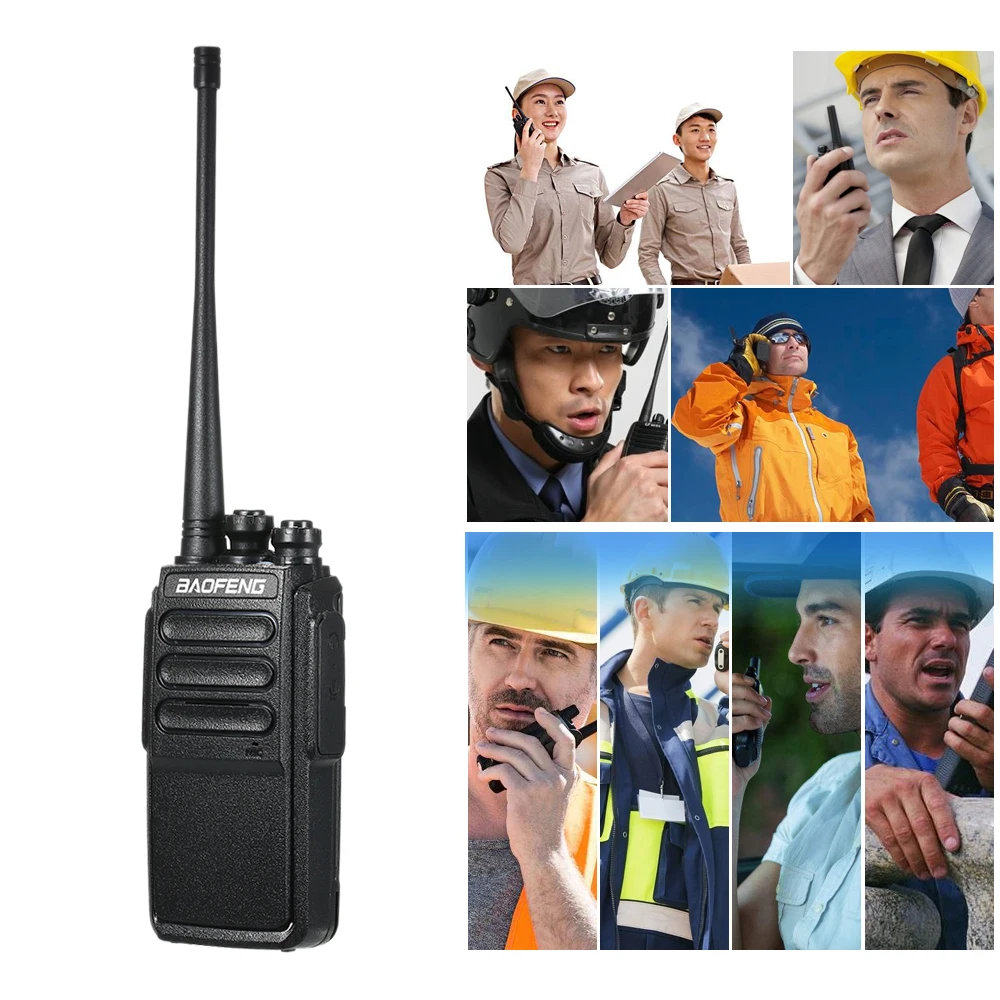 BAOFENG V1 UHF 400-470 МГц Портативный трансивер Interphone 16 каналов памяти PTT ключ запуска батарея экономия рация