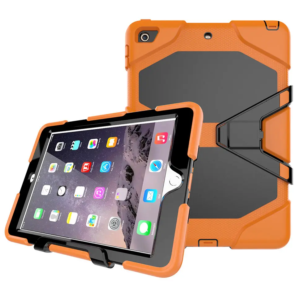 Cover Funda for Apple IPad 9.7 2017 2018 Case Safe Shockproof Heavy Duty Stand Hang A1822/A1823/A1893/A1954 + Gifts | Компьютеры и