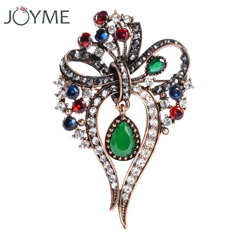 Красивые броши для девочек декоративные антикварные булавки брошь с кристаллами