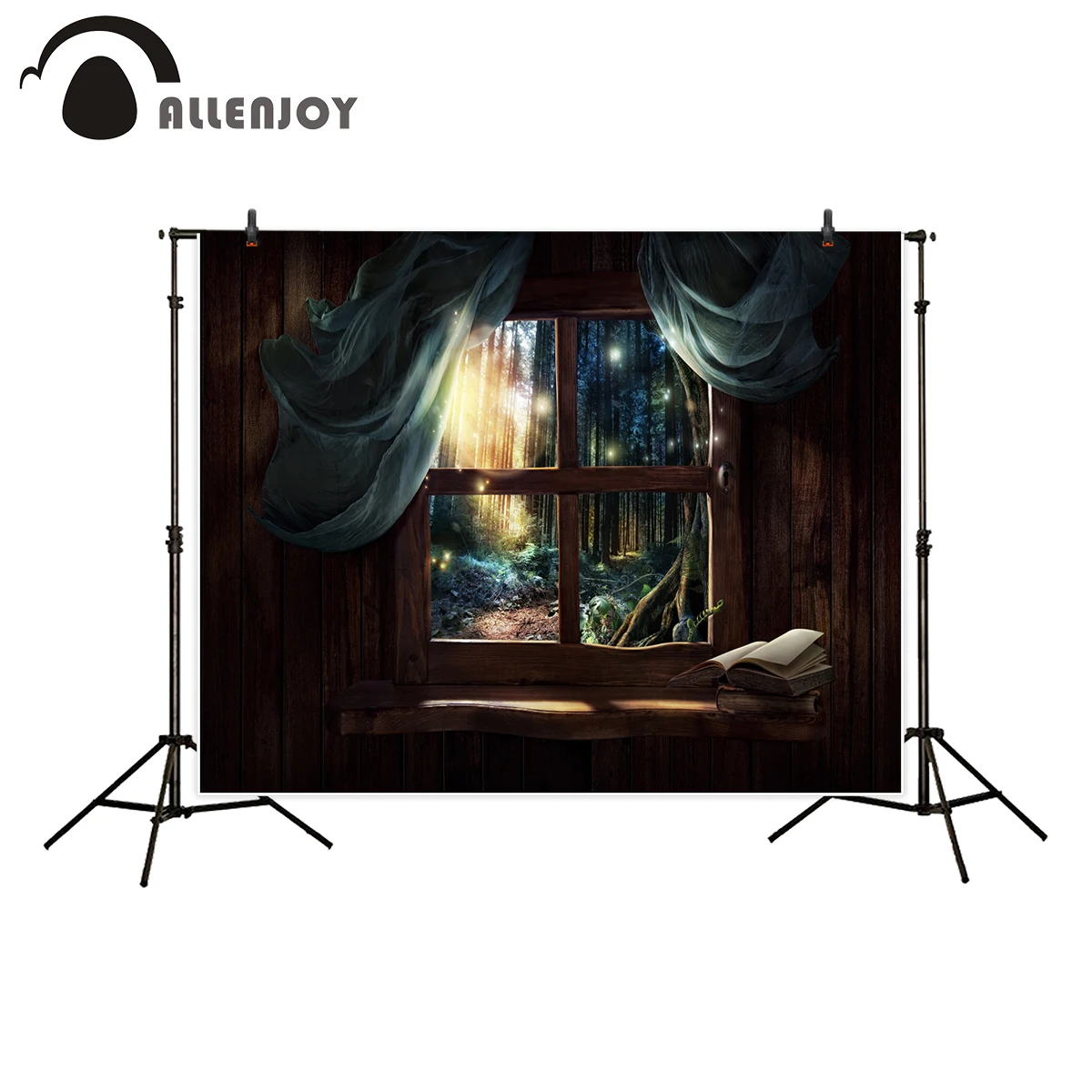 Allenjoy фон для фотосъемки сказочное окно волшебный лес ребенок wonderland Фотофон