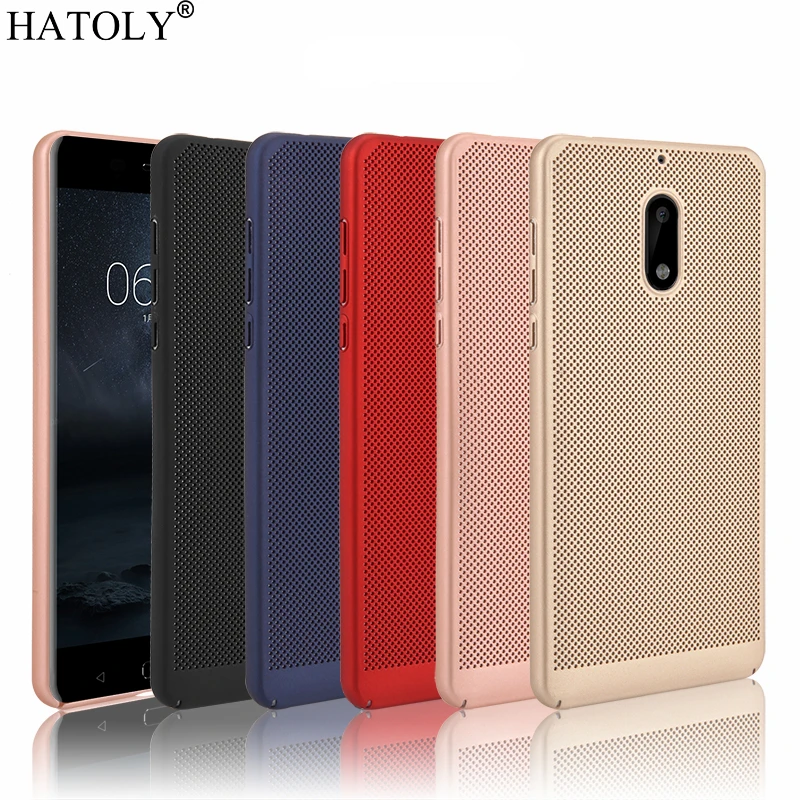 HATOLY дышащий чехол для Nokia 6 ультра-тонкий отвода тепла случаях холодный матовый