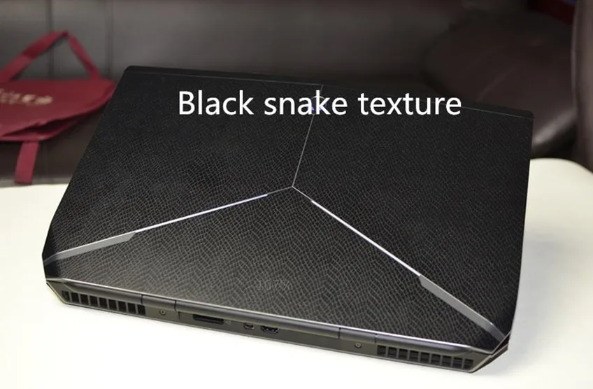 Black Snake texture Ноутбук углеродного волокна кожи наклейка чехол для нового lenovo Legion Y7000P Y7000 15,6" - Цвет: Black Snake texture