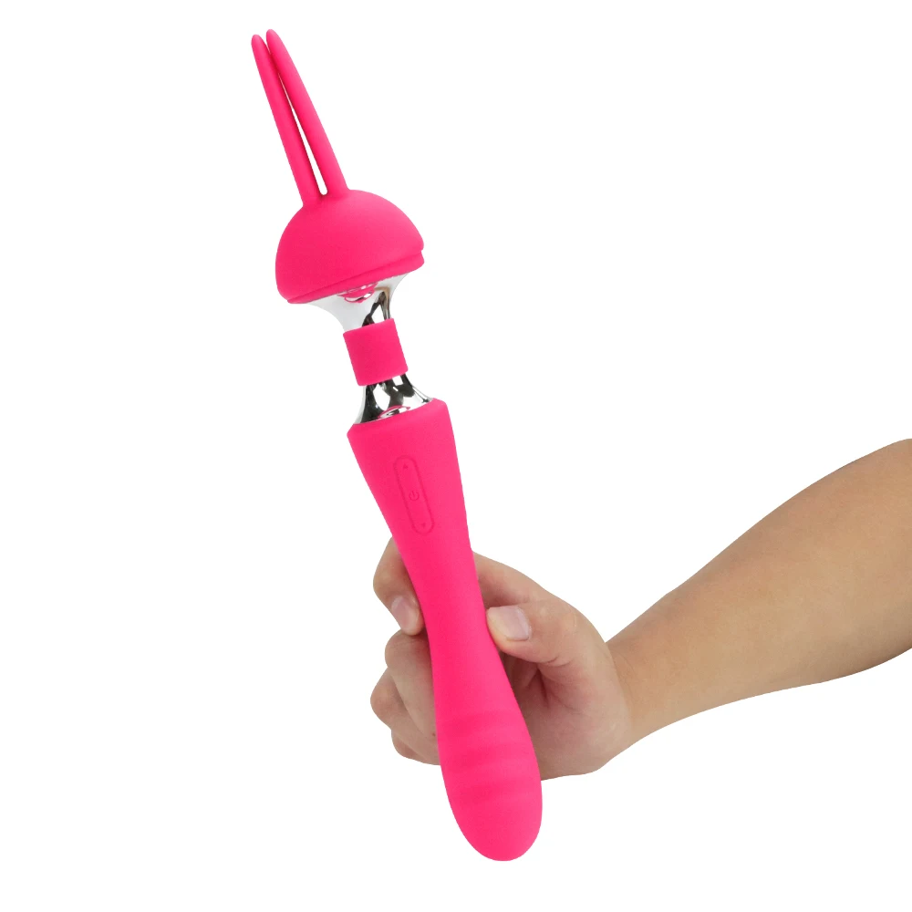 WOWYES удовольствие женщины USB Перезаряжаемые двойной дилдо с мотором вибратор