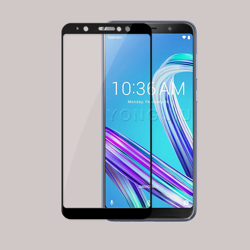 Закаленное стекло 2.5D 9H для ZenFone Live L1 ZA550KL с мягким чехлом из тпу Asus G552KL _ x00rd|Бамперы|