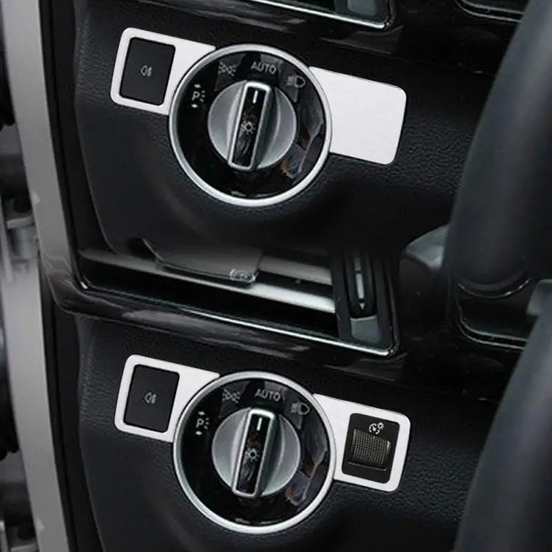 Кнопка переключения автомобильной фары Накладка для Mercedes Benz A B C E GLK GL ML Class W176 W246