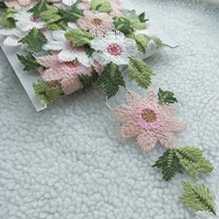 embroidered lace lace hand cranked lace barcode color flower clothing accessories