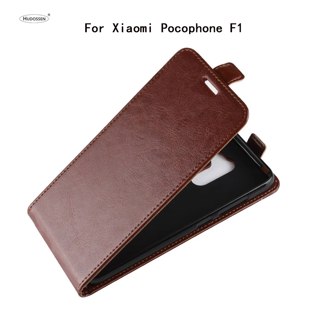 Чехол для телефона HUDOSSEN Xiaomi Pocophone F1 кожаный чехол-кошелек с откидной крышкой Poco