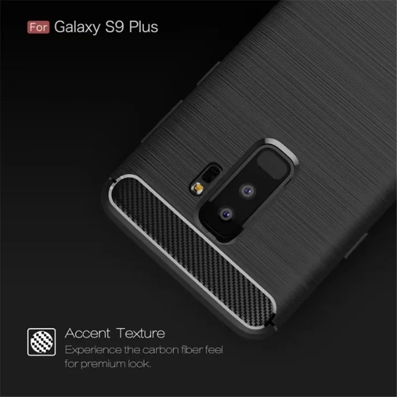 Для Samsung Galaxy S7 Edge S8 S9 Plus чехлы из углеродного волокна для телефонов J3 J4 J6 J7 2018 чехол