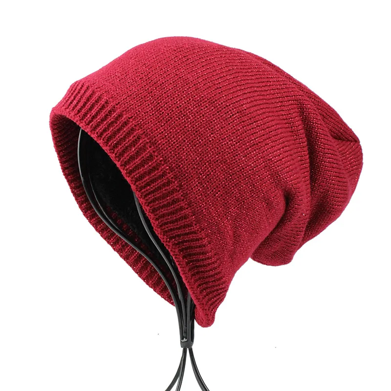 [Fetsbuy] Мужская Для женщин Skullies шапка капот зимняя шапочка вязаная шерстяная шляпа