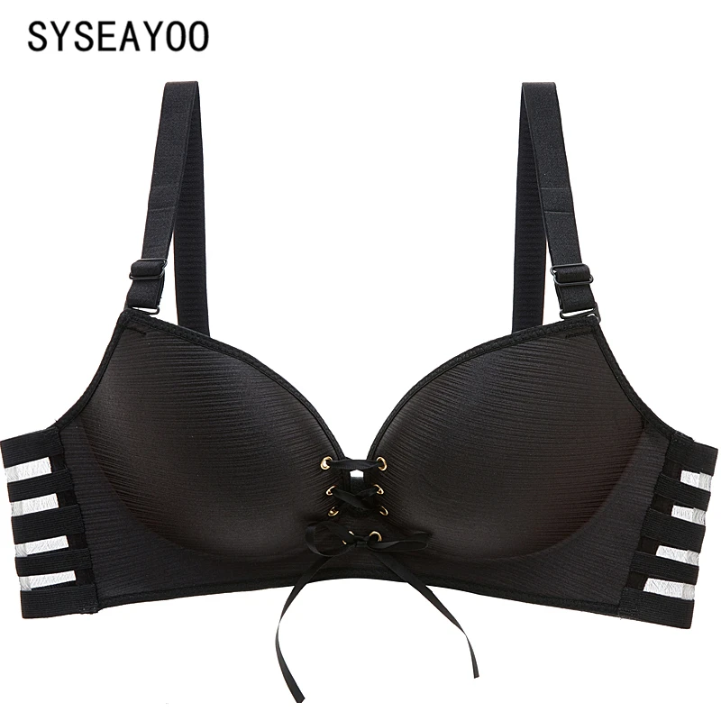 Бюстгальтер без косточек сексуальный летний маленький бюст лиф плотное нижнее