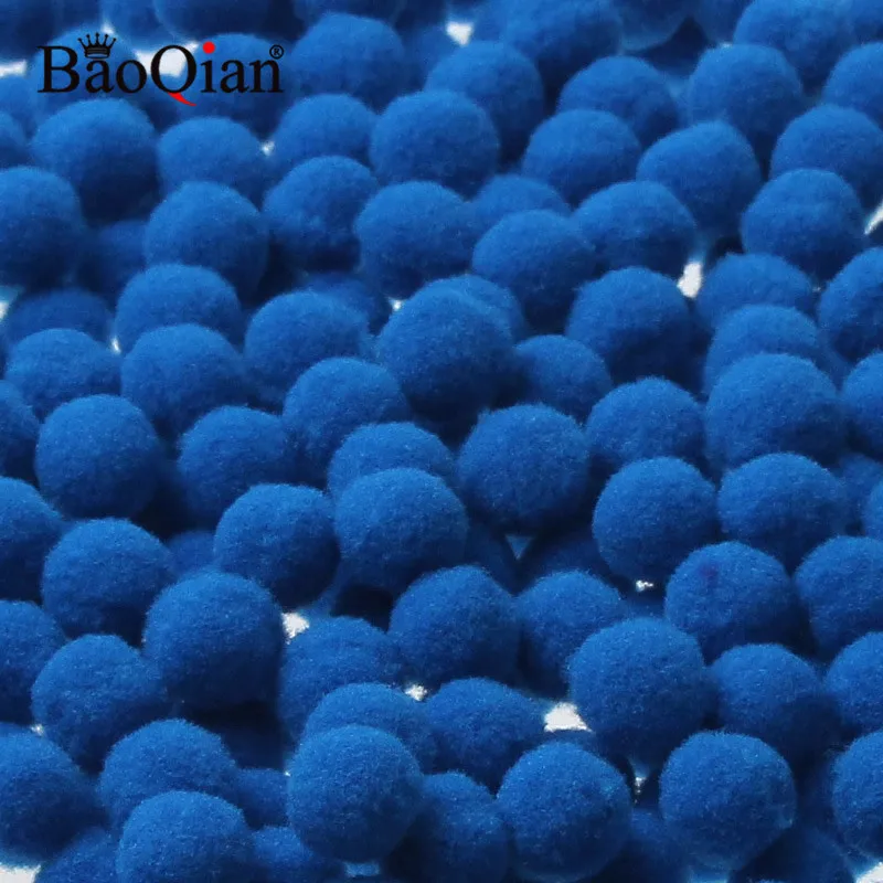 Blue Помпоном 8/10/12/15/20 мм мягкий Pompones пушистой плюшевой ткани ремесла Сделай Сам Pom Poms мяч помпоном Свадебные украшения домашнего декора Швейные принадлежности - Цвет: Blue