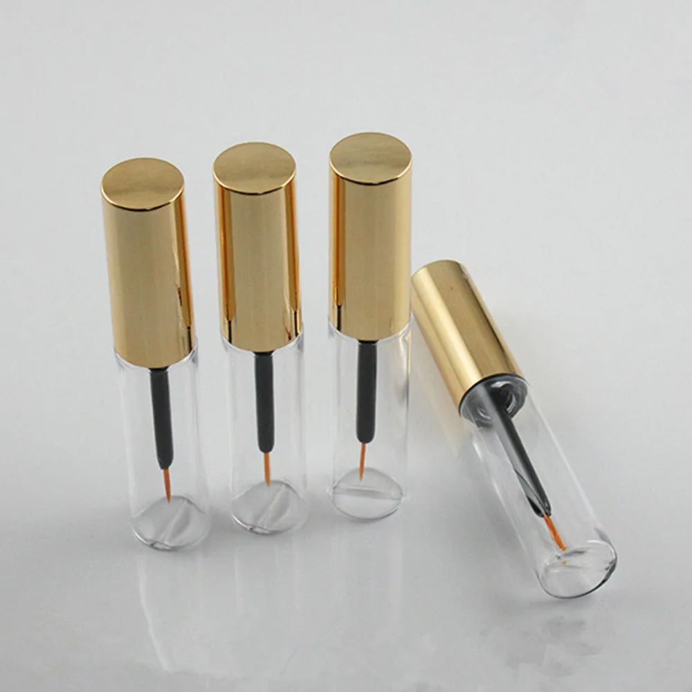 

300 x 8ml Travel Mini Cosmetic Empty Eyelashes Tube Mascara Eyeliner Vials Bottle Makeup Organzier Container With Brush Plugs