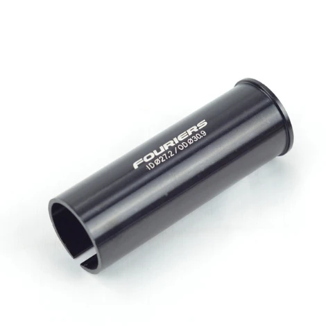 OD30.9 x ID27.2 mm FOURIERS CNC велосипед легкий Подседельный штырь shim велосипед Подседельный штырь адаптер снижение Длина Рукава 90 мм 9 г-41 г/шт. черный - Цвет: OD30.9 x ID27.2 mm