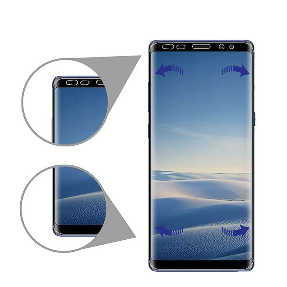 Защитная пленка для Samsung Galaxy Note 9 полностью защищающая экран от шпионов защитная